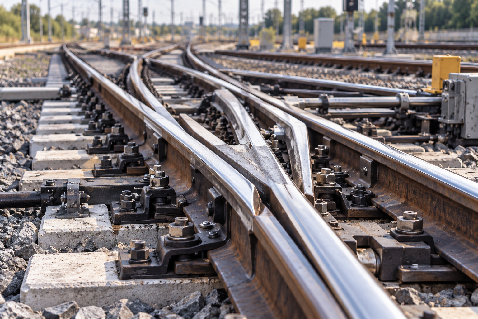 Railway track and turnout components for Product Carbon Footprint assessment